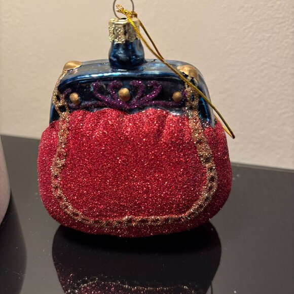 Glass Ornament Set โ Vintage Style โ 4pc - Picture 2 of 8